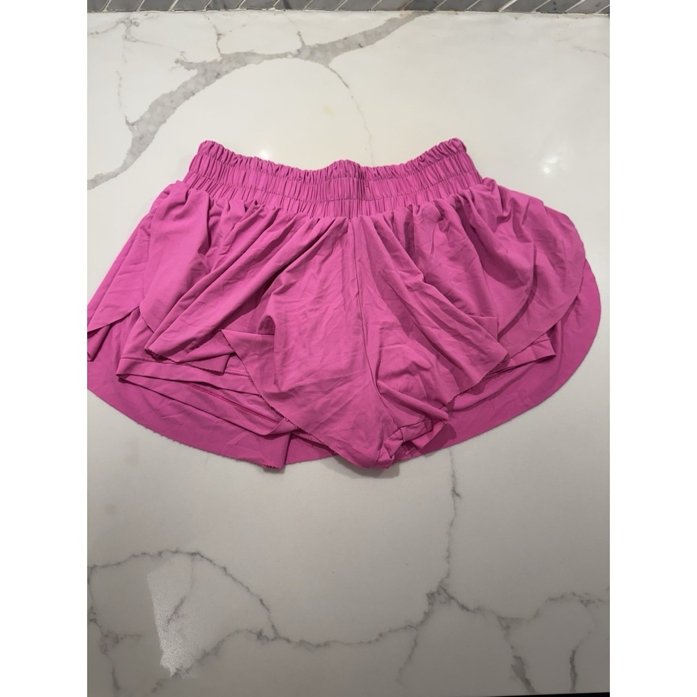 Micro Mini Skort Sz XXS Y2K Preppy‎ Tennis Stretchy Barbiecore Hot Pink Flirty